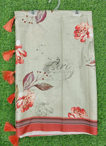 Load image into Gallery viewer, Lovely Digital Print Fancy Crush Silk Saree