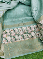 Load image into Gallery viewer, Lovely Digital Print Fancy Silk Saree