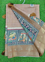 Load image into Gallery viewer, Beautiful Digital Print Fancy Silk Saree in Kanchi Borders