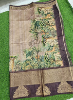 Load image into Gallery viewer, Lovely Digital Print Fancy Silk Saree