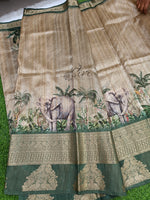 Load image into Gallery viewer, Lovely Digital Print Fancy Silk Saree