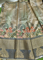 Load image into Gallery viewer, Lovely Digital Print Fancy Silk Saree