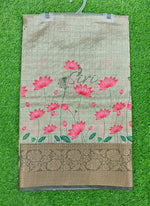 Load image into Gallery viewer, Beautiful Digital Print Fancy Silk Saree in Kanchi Borders