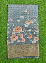 Load image into Gallery viewer, Beautiful Digital Print Fancy Silk Saree in Kanchi Borders