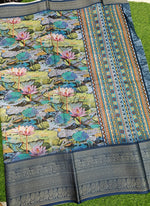 Load image into Gallery viewer, Beautiful Digital Print Kota Saree in Kanchi Borders