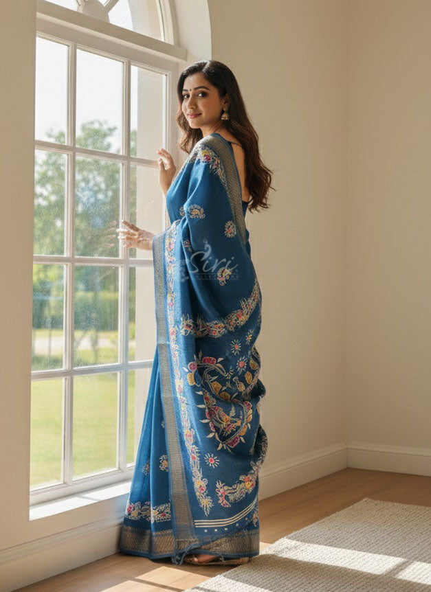 Latest Printed Fancy Soft Silk Saree