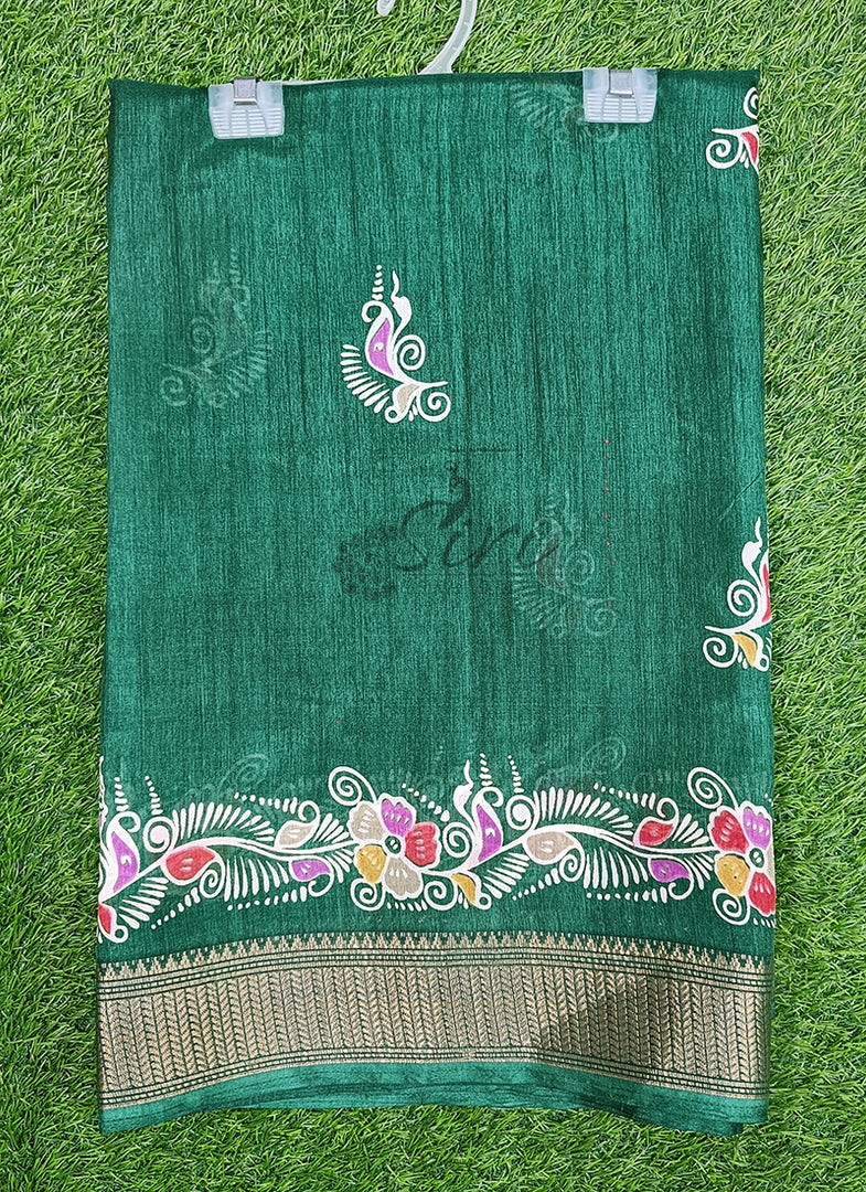 Latest Printed Fancy Soft Silk Saree