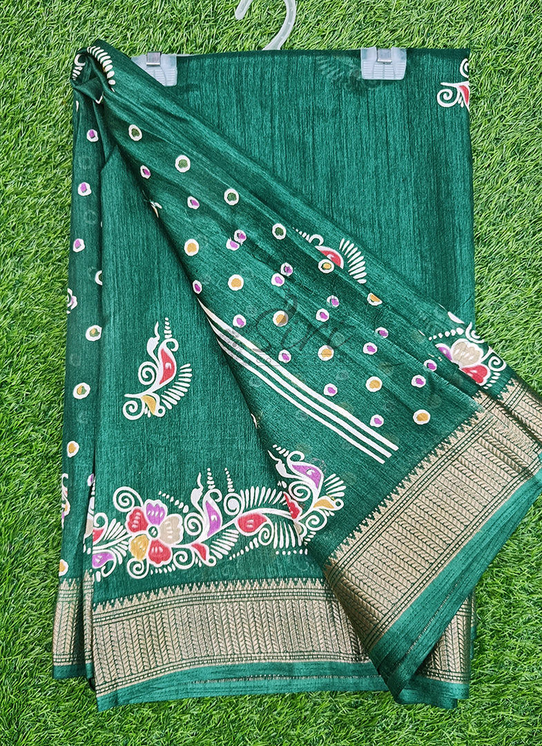 Latest Printed Fancy Soft Silk Saree