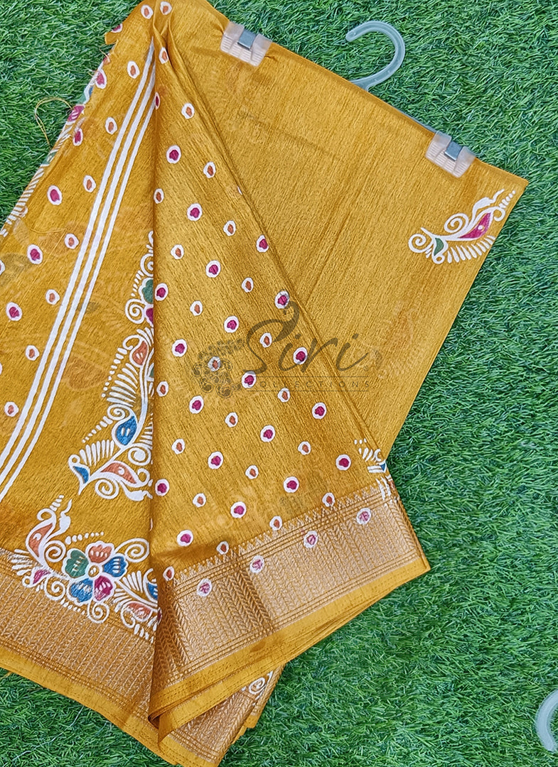 Latest Printed Fancy Soft Silk Saree