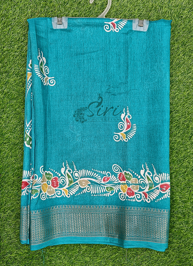 Latest Printed Fancy Soft Silk Saree