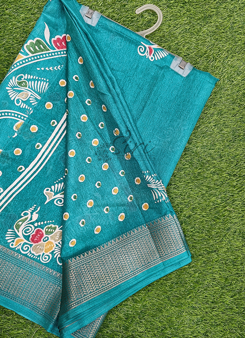 Latest Printed Fancy Soft Silk Saree