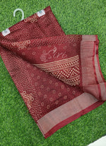 Load image into Gallery viewer, Elegant Jute Cotton Saree