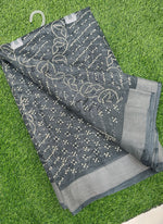Load image into Gallery viewer, Elegant Jute Cotton Saree