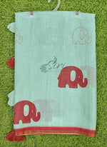 Load image into Gallery viewer, Digital Print Soft Linen Saree