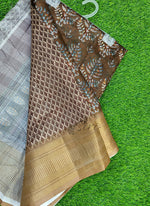 Load image into Gallery viewer, Latest Digital Print Fancy Silk Saree