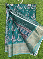 Load image into Gallery viewer, Latest Digital Print Fancy Silk Saree
