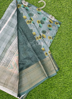 Load image into Gallery viewer, Latest Digital Print Fancy Silk Saree