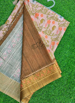 Load image into Gallery viewer, Beautiful Digital Print Matka Silk Saree