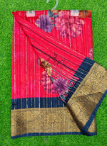 Load image into Gallery viewer, Beautiful Printed Fancy Silk Saree