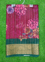 Load image into Gallery viewer, Beautiful Printed Fancy Silk Saree