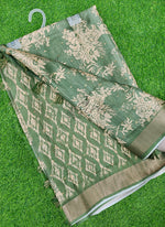 Load image into Gallery viewer, Beautiful Digital Print Fancy Silk Saree