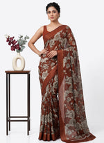 Load image into Gallery viewer, Latest Printed Fancy Silk Saree