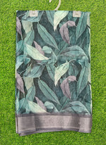 Load image into Gallery viewer, Lovely Digital Print Linen Saree