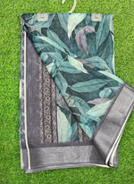 Load image into Gallery viewer, Lovely Digital Print Linen Saree