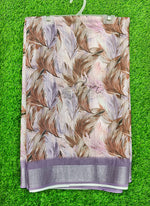 Load image into Gallery viewer, Lovely Digital Print Linen Saree