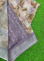 Load image into Gallery viewer, Lovely Digital Print Linen Saree