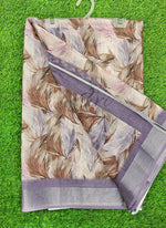 Load image into Gallery viewer, Lovely Digital Print Linen Saree