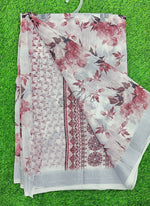 Load image into Gallery viewer, Lovely Digital Print Linen Saree