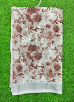 Load image into Gallery viewer, Lovely Digital Print Linen Saree