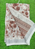 Load image into Gallery viewer, Lovely Digital Print Linen Saree