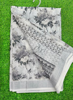 Load image into Gallery viewer, Lovely Digital Print Linen Saree