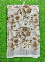 Load image into Gallery viewer, Lovely Digital Print Linen Saree