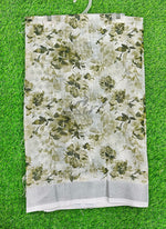 Load image into Gallery viewer, Lovely Digital Print Linen Saree