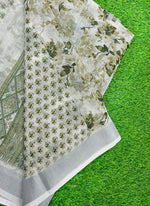 Load image into Gallery viewer, Lovely Digital Print Linen Saree