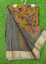 Load image into Gallery viewer, Beautiful Printed Jute Cotton Saree