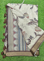 Load image into Gallery viewer, Beautiful Digital Print Fancy Tussar Saree