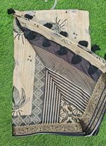 Load image into Gallery viewer, Beautiful Digital Print Fancy Tussar Saree