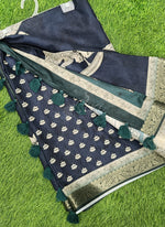 Load image into Gallery viewer, Beautiful Digital Print Fancy Tussar Saree