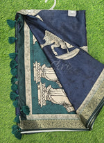 Load image into Gallery viewer, Beautiful Digital Print Fancy Tussar Saree