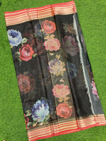 Load image into Gallery viewer, Lovely Digital Print Kota Saree in Vidarbha borders