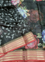 Load image into Gallery viewer, Lovely Digital Print Kota Saree in Vidarbha borders