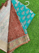 Load image into Gallery viewer, Beautiful Digital Print Tussar Saree
