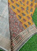 Load image into Gallery viewer, Beautiful Digital Print Tussar Saree