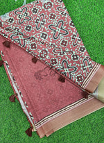 Load image into Gallery viewer, Beautiful Digital Print Tussar Saree