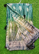 Load image into Gallery viewer, Beautiful Printed Fancy Silk Saree