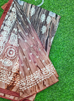 Load image into Gallery viewer, Beautiful Printed Fancy Silk Saree